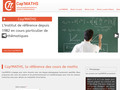 Cours de mathématiques - perfectionnement et soutien - stages intensifs et cours annuels - Toulouse, Paris