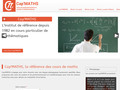 Détails : Cours de mathématiques - perfectionnement et soutien - stages intensifs et cours annuels - Toulouse, Paris