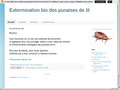 Détails : Extermination bio des punaises de lit